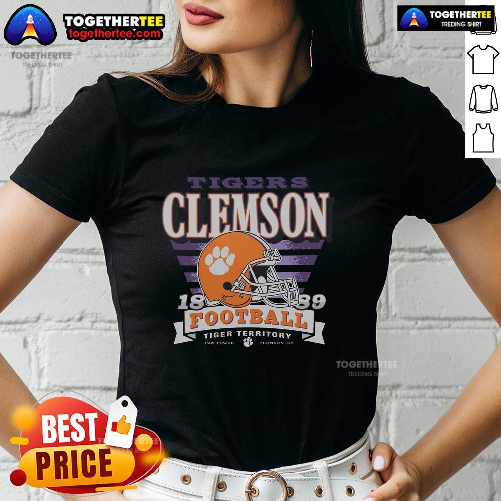 Hot Clemson Tigers Stripe Splash T-Shirt - Image 3