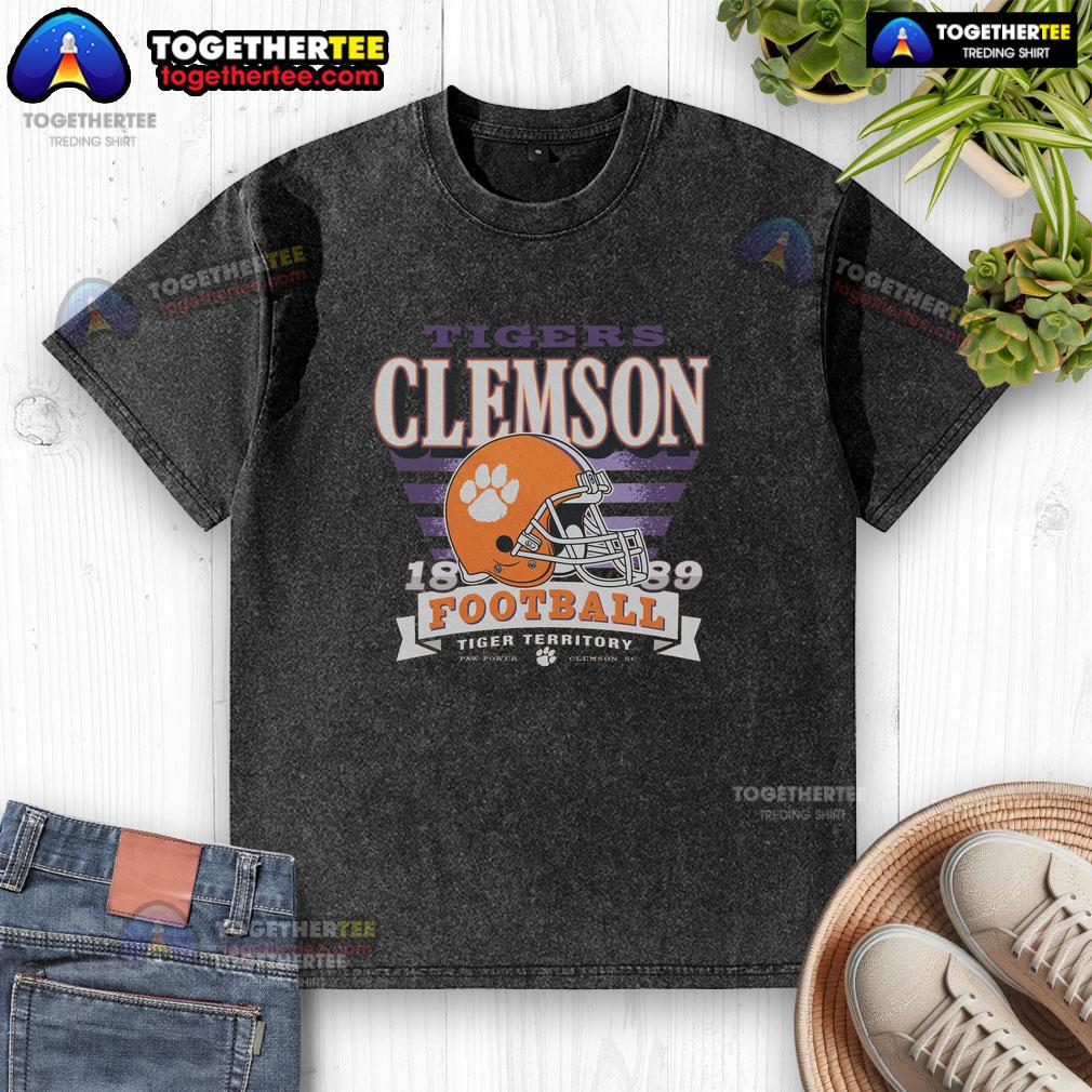 Hot Clemson Tigers Stripe Splash T-Shirt - Image 6