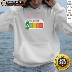 Alternative view of Official Muschi Nutri Score European Food Nutrition Rating System T-Shirt