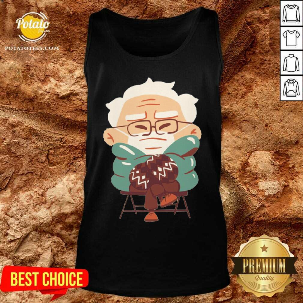 Awesome Bernie Sanders Chibi 2021 Inauguration Shirt - Image 3