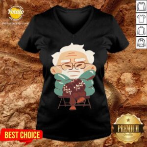 Alternative view of Awesome Bernie Sanders Chibi 2021 Inauguration Shirt