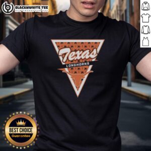 Hot Texas Longhorns Logo Palm Tree Pattern Inside A Triangle T-Shirt