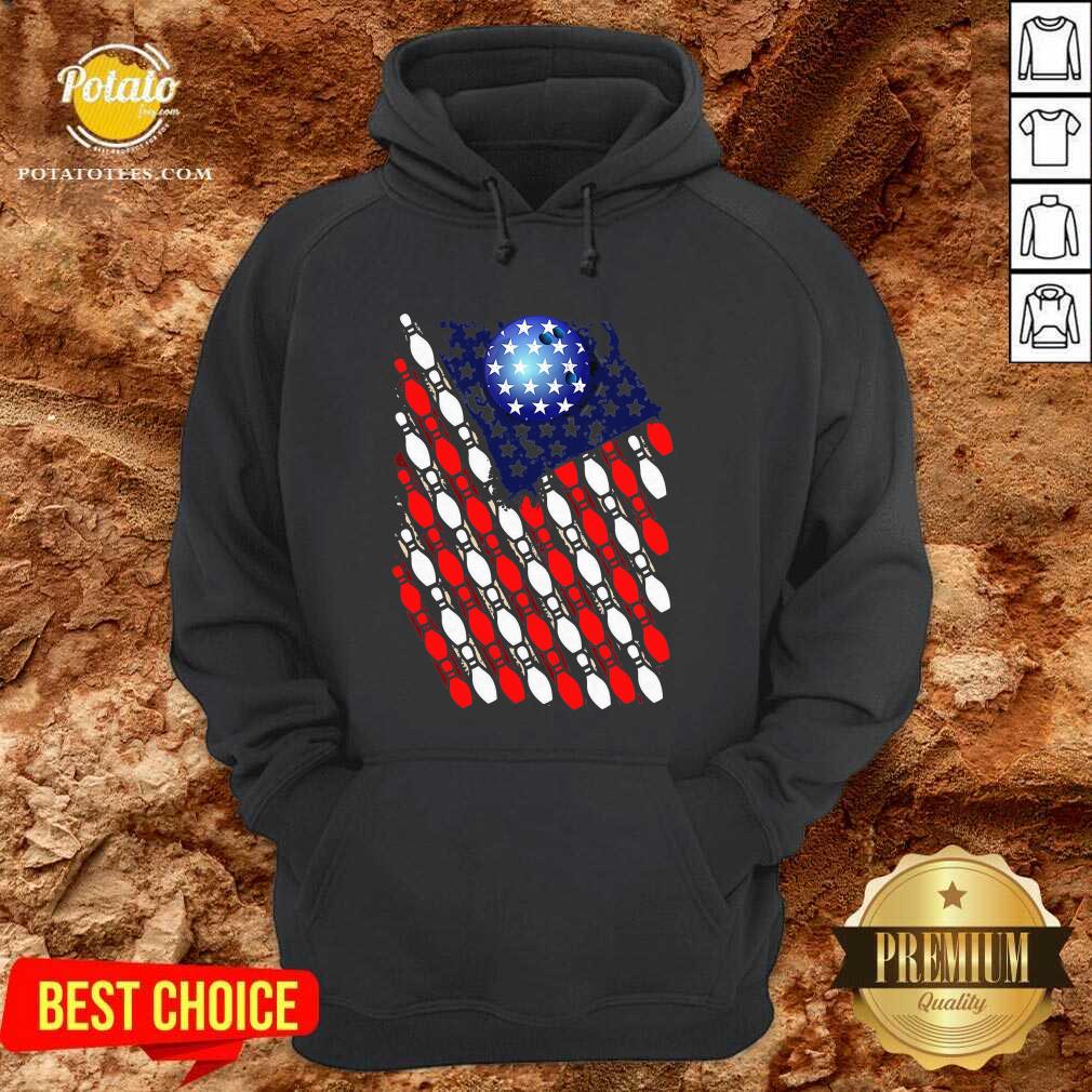 Official Bowling American Flag 2020 Shirt - Image 2