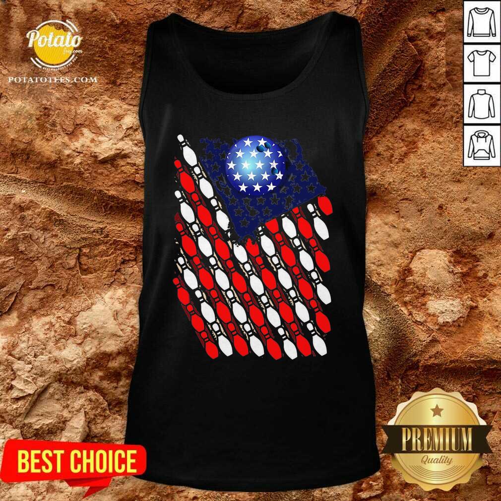 Official Bowling American Flag 2020 Shirt - Image 4