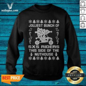 Alternative view of Perfect Jolly SXS Riders Nuthouse Christmas Shirt