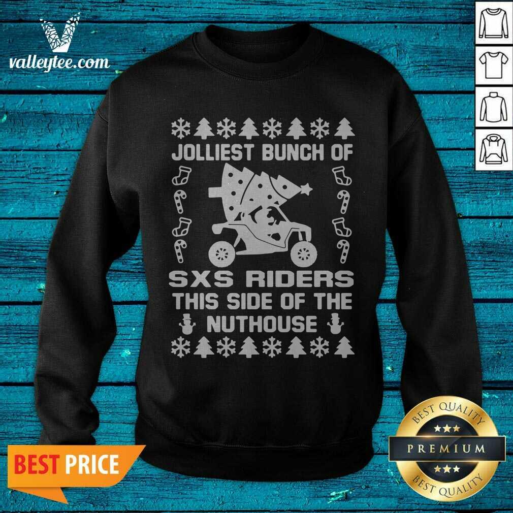 Perfect Jolly SXS Riders Nuthouse Christmas Shirt - Image 2