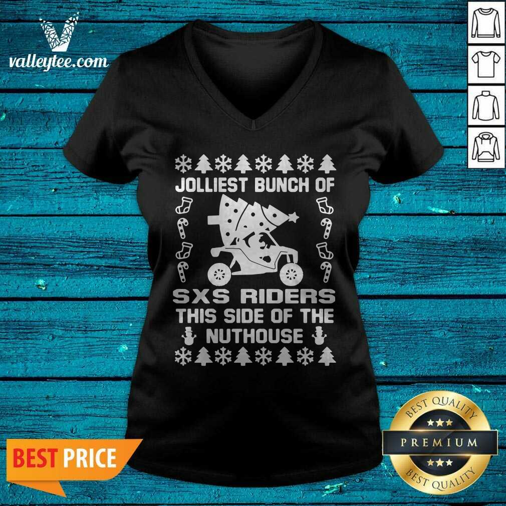 Perfect Jolly SXS Riders Nuthouse Christmas Shirt - Image 4