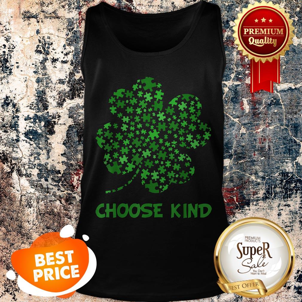 Nice Irish Shamrock Autism Puzzle Pieces St Patrick’s Day Gifts Shirt - Image 3