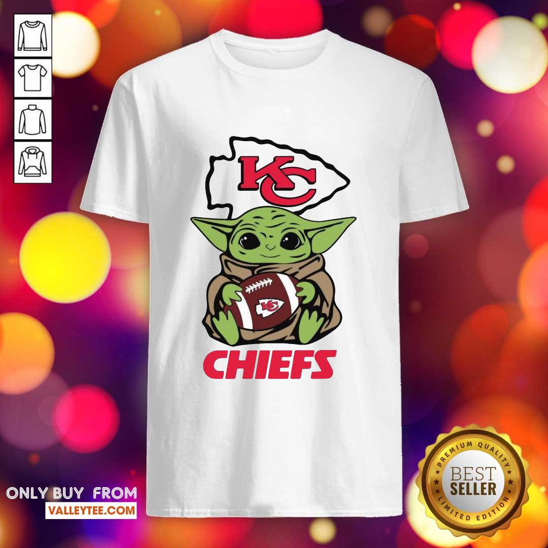 High Quality Baby Yoda Hug Kansas City Chiefs Football Shirt