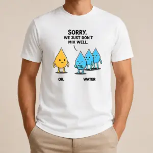 Premium Original Sorry We Just Don't Mix Well Geek Shirt