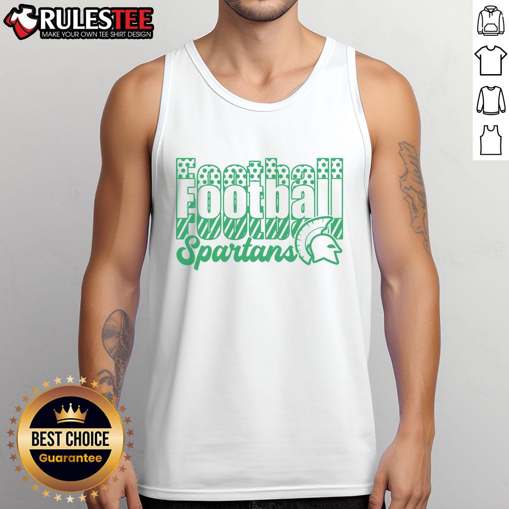 Official Spartans Football Football Football T-Shirt - Image 4