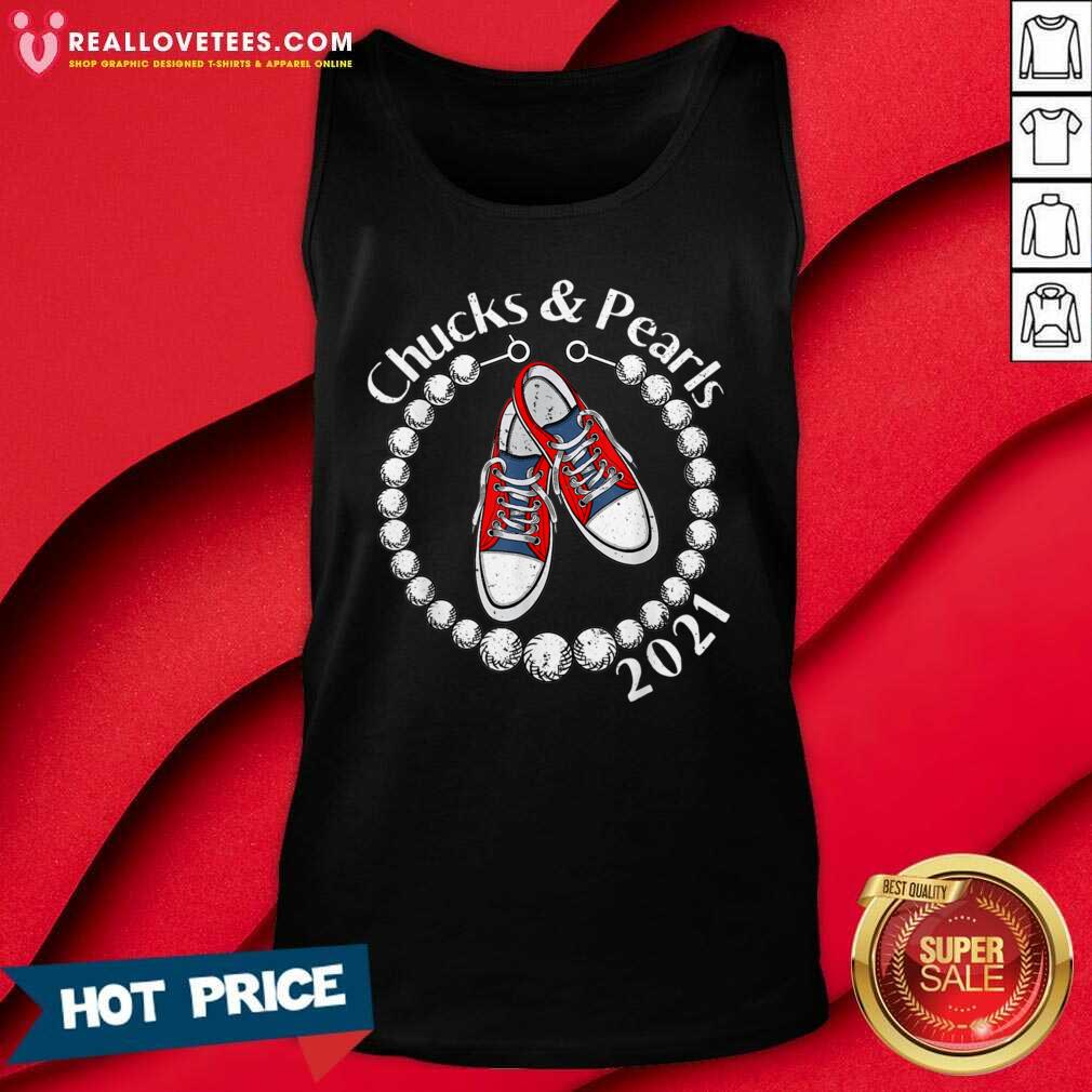 Vip Chucks And Pearls 2021 VP Shirt - Image 2