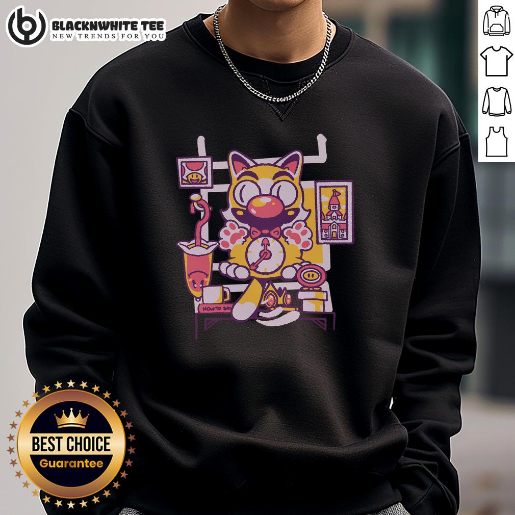 Official Cat On Time T-Shirt - Image 4