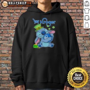 Alternative view of Top Stitch With St Patricks Hug Kroger Logo T-Shirt