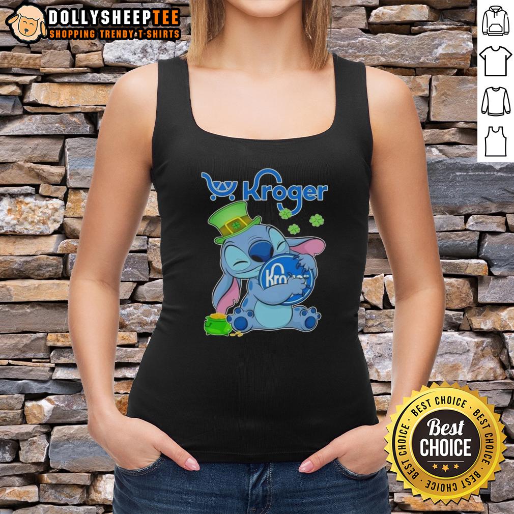 Top Stitch With St Patricks Hug Kroger Logo T-Shirt - Image 4