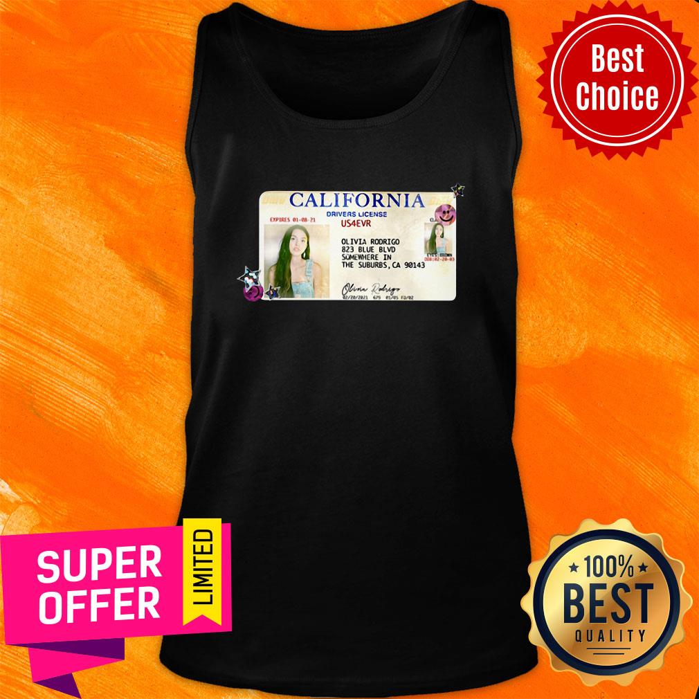 Funny California Drivers License US4EVR Shirt - Image 3