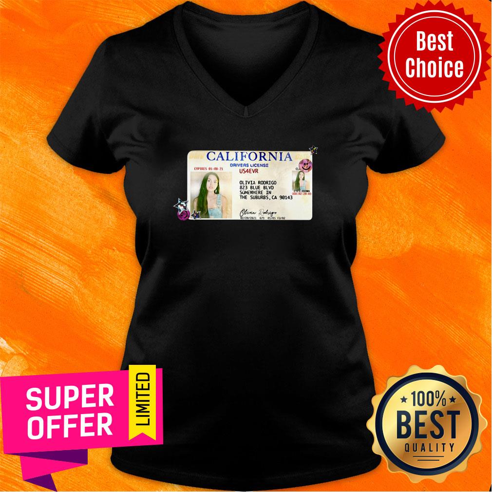 Funny California Drivers License US4EVR Shirt - Image 5