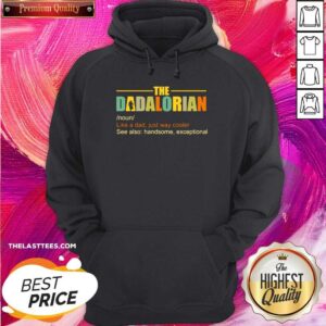 Alternative view of Awesome The Dadalorian Shirt