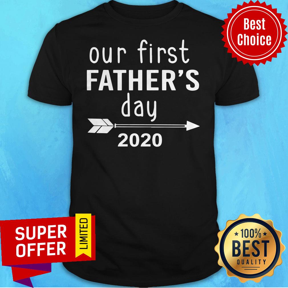 Premium Vintage Our First Fathers Day 2020 Shirt