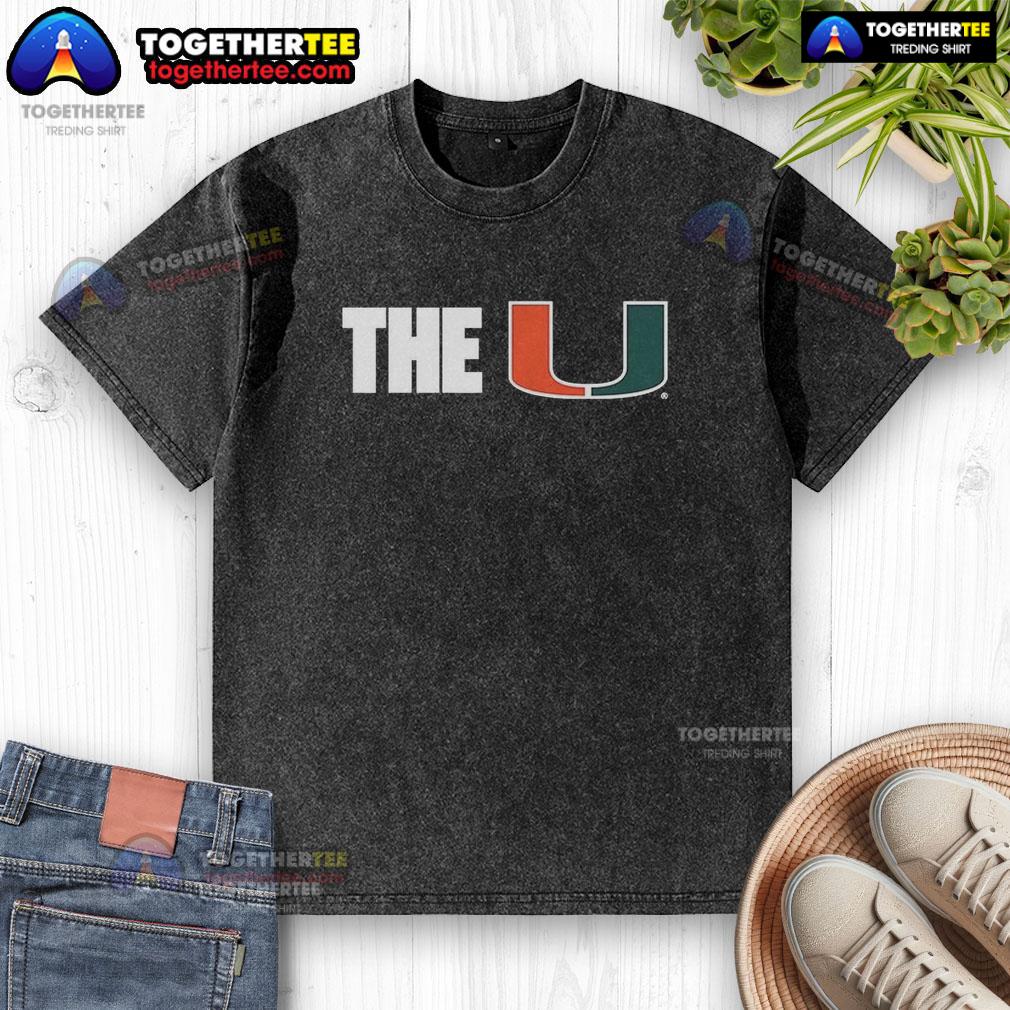 Good Miami Hurricanes NCAA The U Logo T-Shirt - Image 6