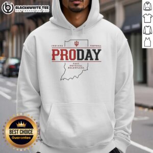 Alternative view of Official Fernando Mendoza Indiana Pro Day Football T-Shirt