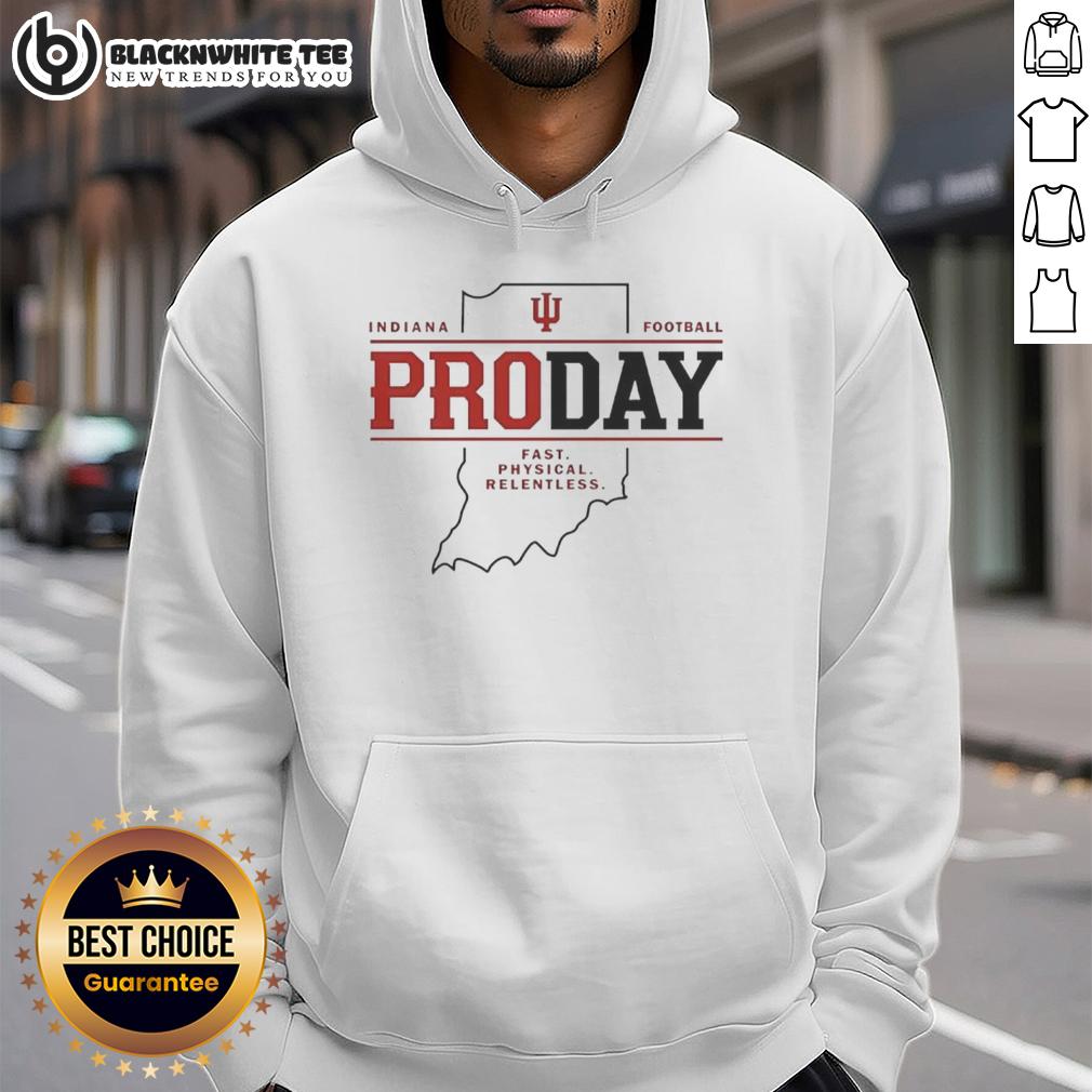 Official Fernando Mendoza Indiana Pro Day Football T-Shirt - Image 2