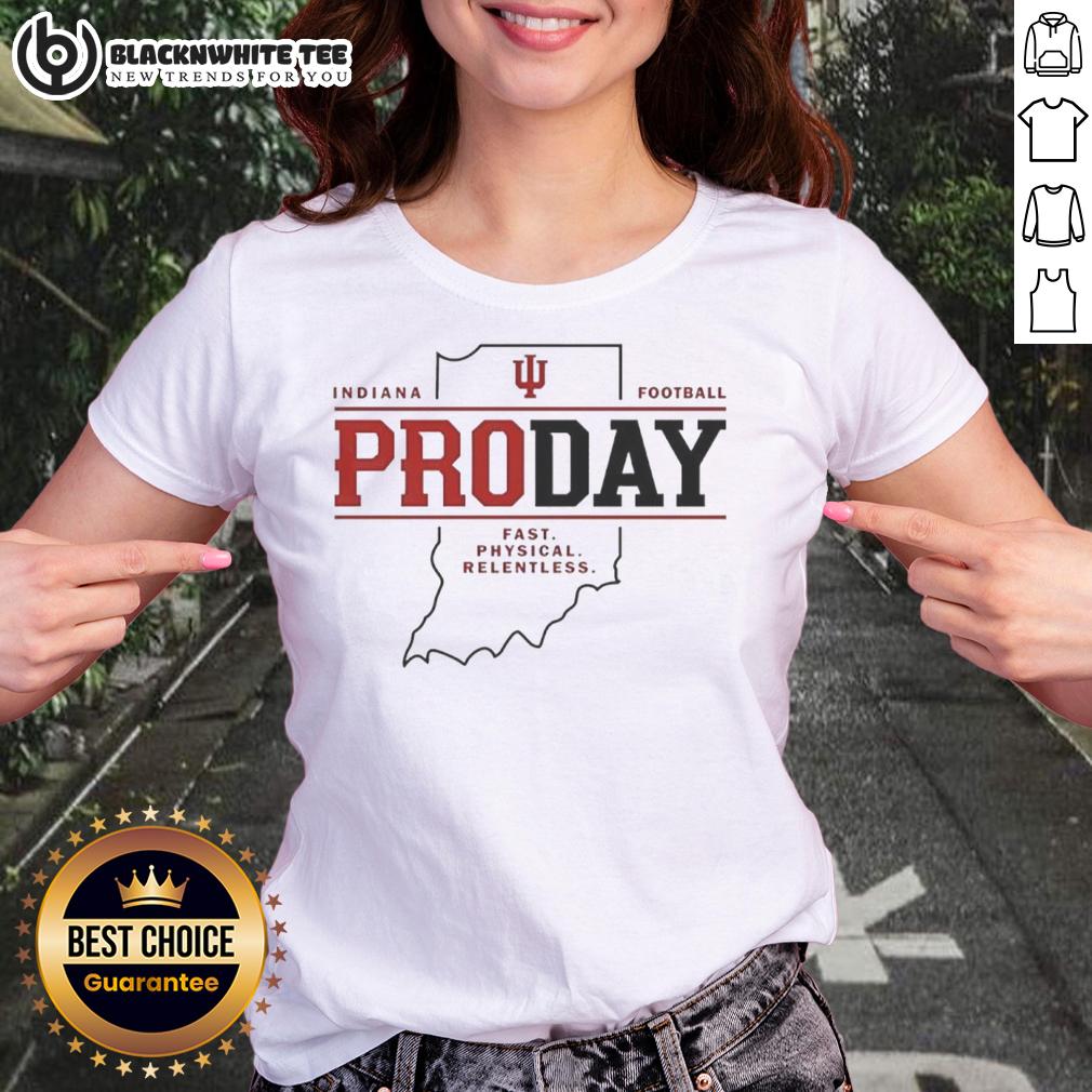 Official Fernando Mendoza Indiana Pro Day Football T-Shirt - Image 3