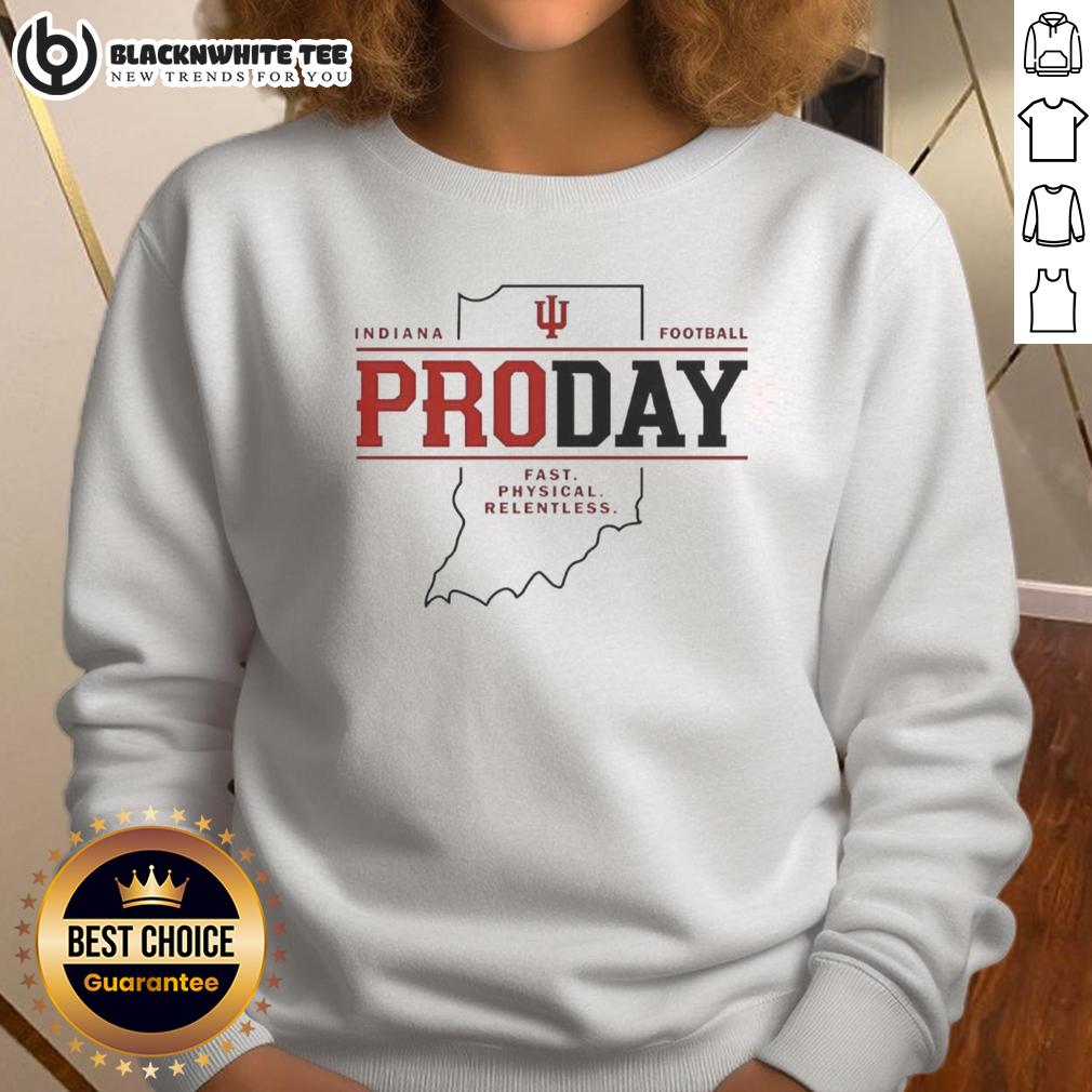 Official Fernando Mendoza Indiana Pro Day Football T-Shirt - Image 5