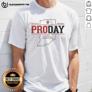 Official Fernando Mendoza Indiana Pro Day Football T-Shirt