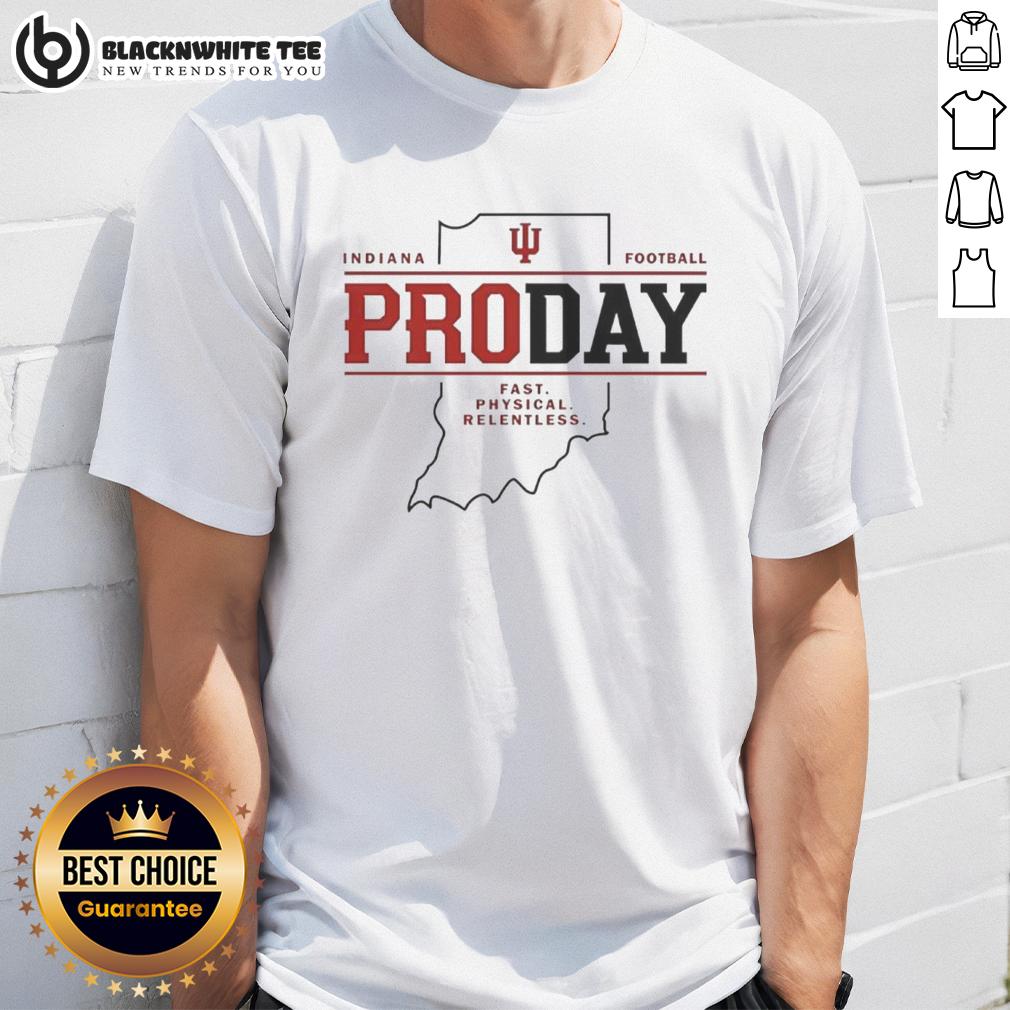 Official Fernando Mendoza Indiana Pro Day Football T-Shirt