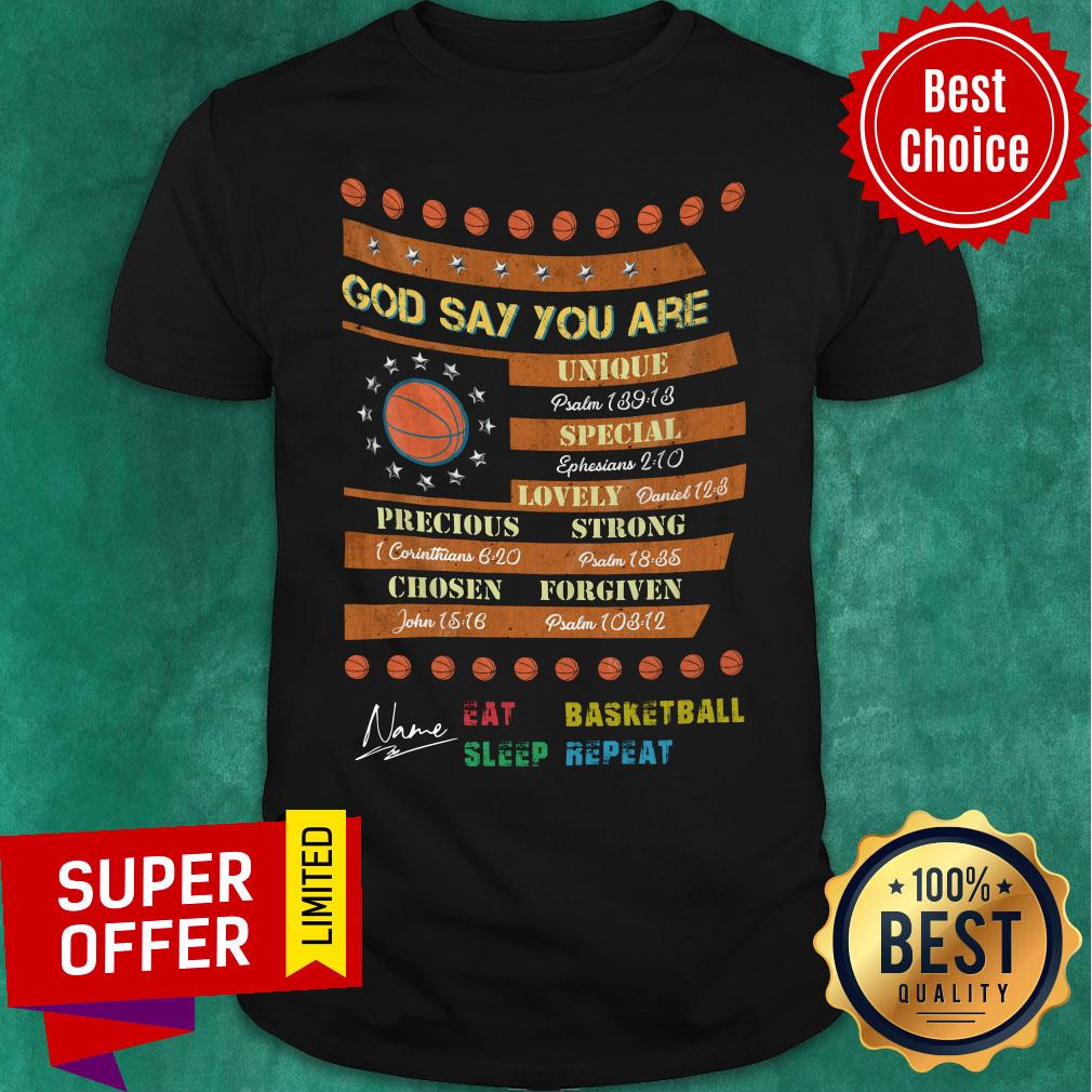 Basketball Blanket God Says You Are Shirt