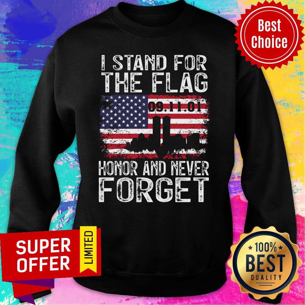 I Stand For Our No One Forgets National Anthem USA Flag Shirt - Image 4