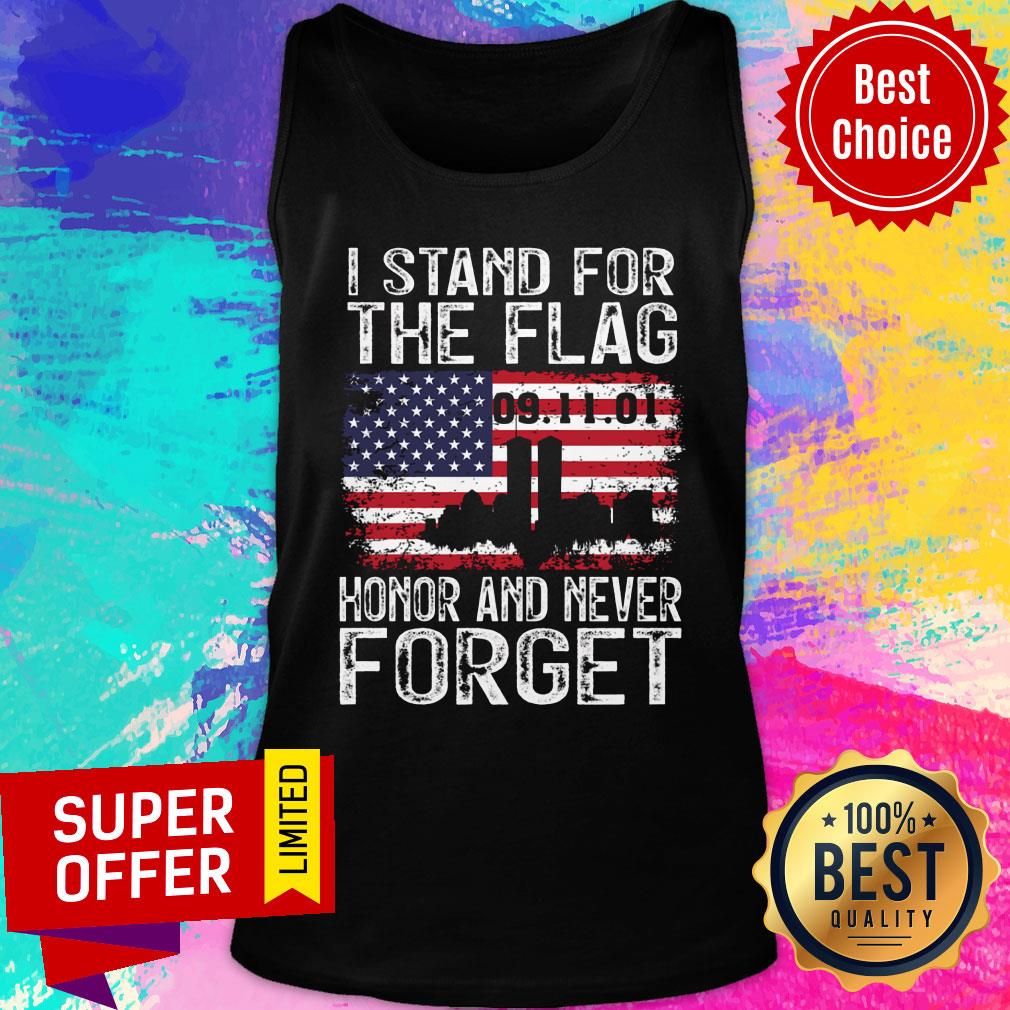 I Stand For Our No One Forgets National Anthem USA Flag Shirt - Image 3