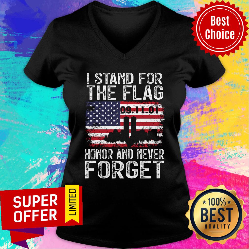 I Stand For Our No One Forgets National Anthem USA Flag Shirt - Image 2