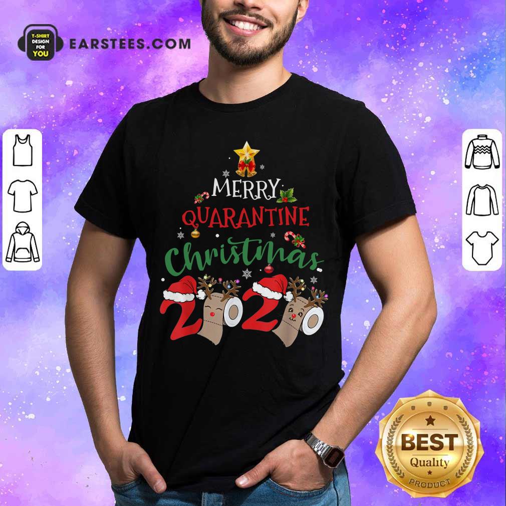 Original Merry Quarantine Christmas 2020 Pajamas Christmas Shirt