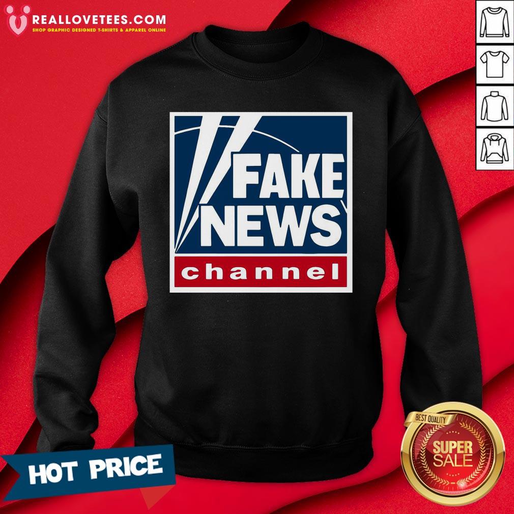 Pro Fake News Channel Shirt - Image 3