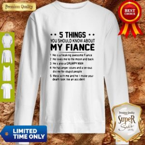 Alternative view of Official 5 Things You Should Know About My Fiance Shirt