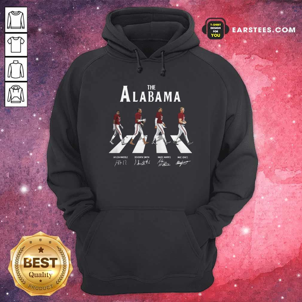 Perfect The Alabama Crimson Tide Abbey Road Signatures Shirt - Image 2