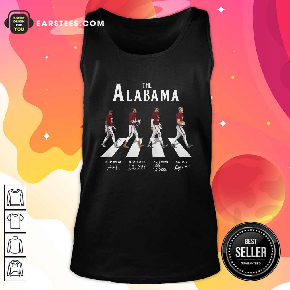 Perfect The Alabama Crimson Tide Abbey Road Signatures Shirt - Image 5