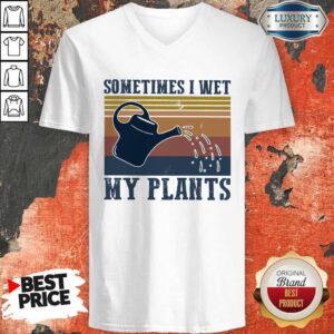 Alternative view of Garden Sometimes I Wet My Plants Vintage Shirt