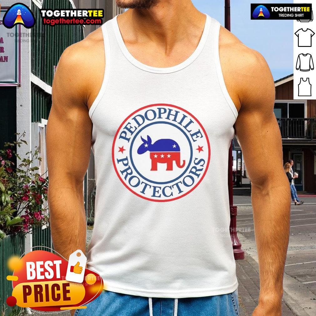 Nice Pedophile Protectors Logo Parody T-Shirt - Image 4