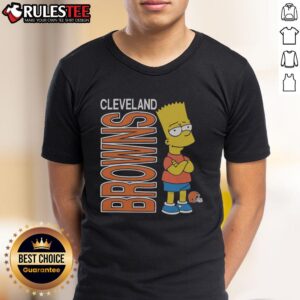Awesome The Simpsons Bart X Cleveland Browns T-Shirt