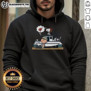 Alternative view of Cute Shrimp Nuts Peanuts Snoopy Shirt