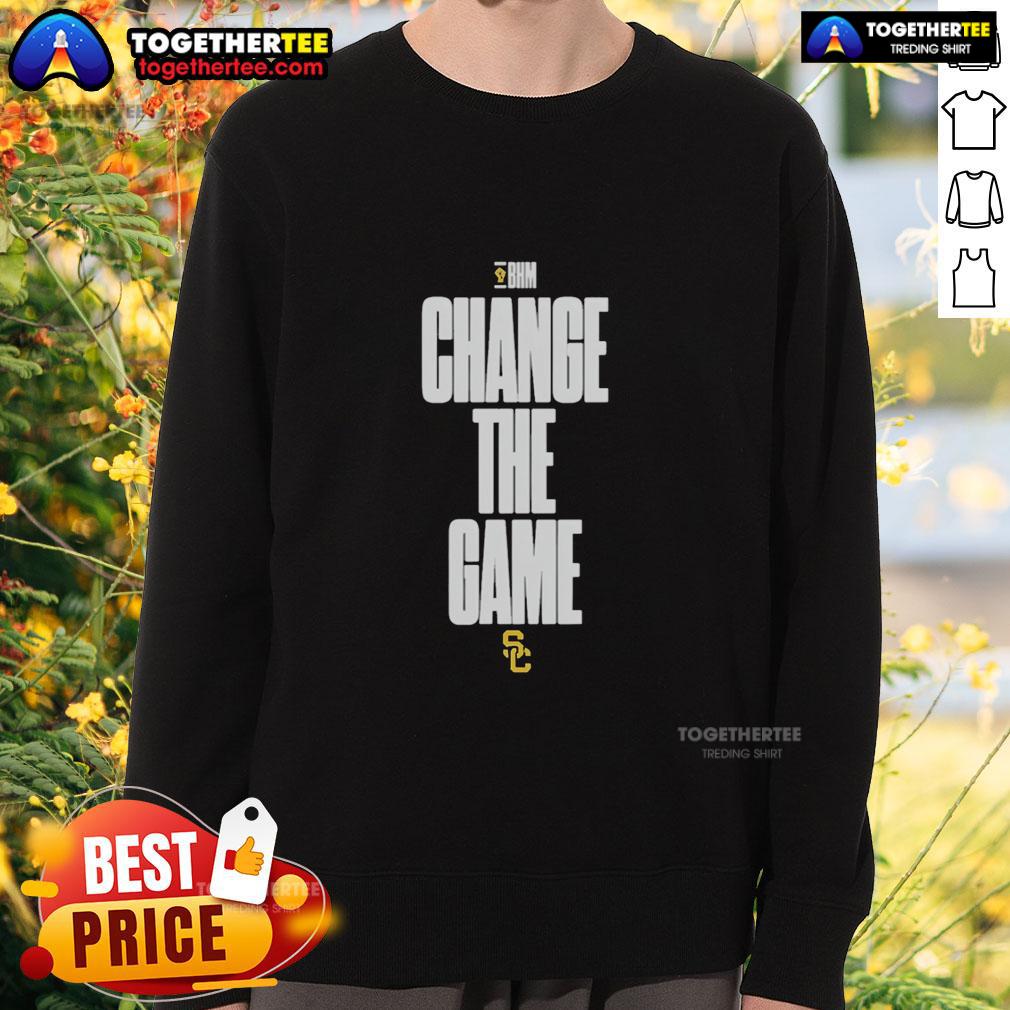 Hot USC BHM Change The Game Logo T-Shirt - Image 5