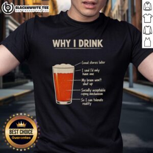 Awesome Why I Drink T-Shirt