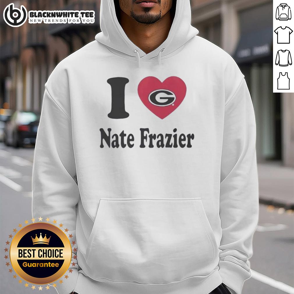 Top Georgia Bulldogs I Heart Nate Frazier T-Shirt - Image 2