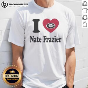 Top Georgia Bulldogs I Heart Nate Frazier T-Shirt