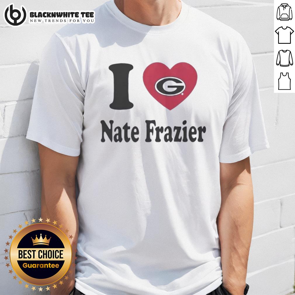 Top Georgia Bulldogs I Heart Nate Frazier T-Shirt