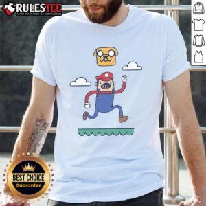 Funny Plumber Time Adventure Time Mario T-Shirt