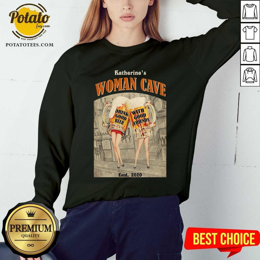 Beer Woman Cave Vertical Poster Shirt - Image 4